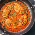 chicken with tomato and basil sauce