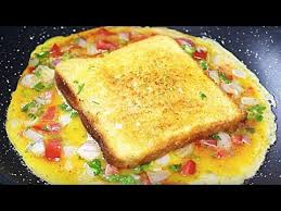 bread omelette indian style easy