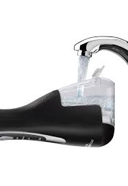 black cordless advanced water flosser