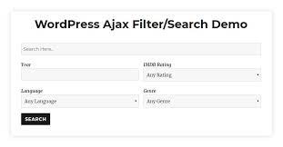 simple ajax filter search for