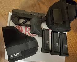 ruger lcp ii 22lr with holsters and