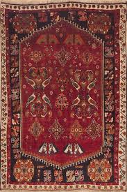 persian shiraz red rectangle 5x8 ft