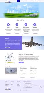 Bold Modern Aviation Web Design For Bridgenet
