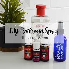 diy bathroom spray recipe emily
