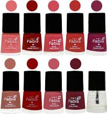 Matte nail polishes are sleek, cool, and really freakin' cute. Fabia Matte Nail Polish Combo Multicolor Nail Polish Mix Color Combo Color Set Of 10pcs 6ml Each 110202003 Baby Pink Bold Red Strawberry Candy Orange Dark Magenta Coral Red Coral Pink Jam Top Coat Price In India Buy Fabia Matte Nail Polish Combo
