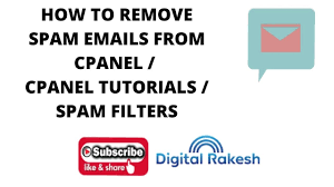 how to remove spam emails from cpanel