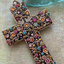 Wall Crosses Vintage Jewelry Crafts