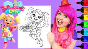 I will be in butterbean's café: Coloring Cricket Butterbean S Cafe Coloring Page Prismacolor Markers Kimmi The Clown Youtube