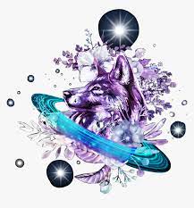 Wolf Galaxy Dog Background, HD Png ...
