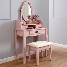 Buy dressing table for sale today! Lumberton Dressing Table Pink Pine 3 Drawer With Stool Buy Online At Qd Stores