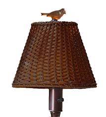Waterproof Outdoor Wicker Floor Lamp