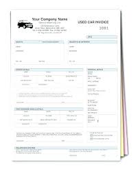 Used Car Invoice Template Sales Receipt Sale Australia Ve
