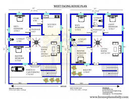 30x40 West Facing Vastu House Design