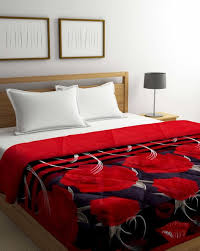 Red Blankets Dohars Quilts For