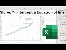 Equation Of The Line In Excel