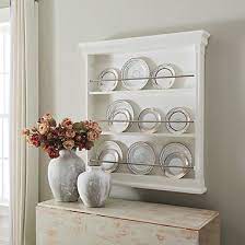 Wooden Plate Rack Plates On Wall Decor