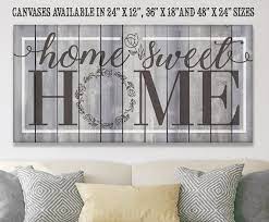 Home Sweet Home Large Canvas Wall Art