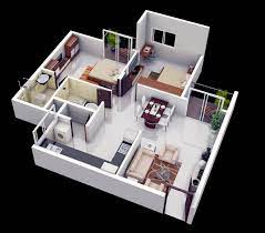 25 More 2 Bedroom 3d Floor Plans