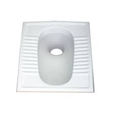 Ceramic Plain Indian Toilet Seat For
