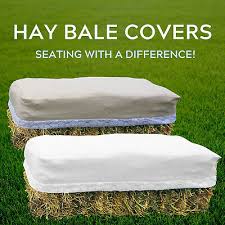 Hay Bale Covers Wedding Seating Outdoor