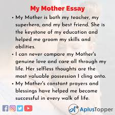 my mother essay essay on my mother