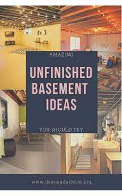 12 Amazing Unfinished Basement Ideas