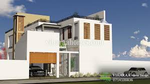 Three Story House Plan And 3d Design