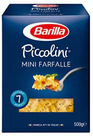 Pasta Piccolini Mini Farfalle Barilla 500g gambar png