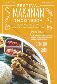 Gunakan ratusan desain poster dengan layout keren dan profesional. Festival Makanan Indonesia Poster Ai Free Download Pikbest