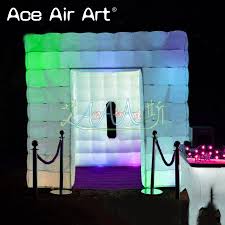 Portable Led Lights Inflatable Photo Booth Props Foto Taking