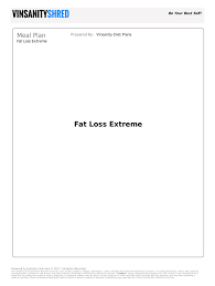 fat loss extreme fill out sign