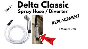 delta clic kitchen sink spray hose