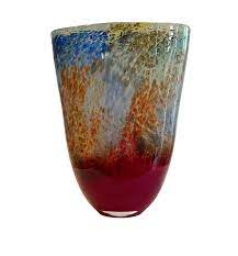 Glass Nuvo Hand Multi Color Vase