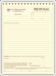 Printable Sample Construction Proposal Template Form Real Estate