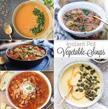 instant pot vegetable soup recipes