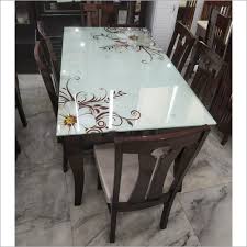 6 Seater Dining Table With Glass Top At