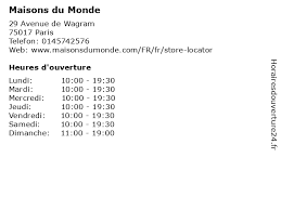 ᐅ horaires d ouverture maisons du