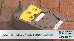 how to install a q27 floor closer you