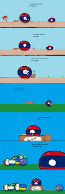 Polandball, also known as countryballs, is an art style occasionally used in online comics, in which countries are typically personified as spherical characters decorated with their country's flag. Contest Thread Lesser Known Markets Polandball Funny Cartoons Fun Comics Internet Marketing