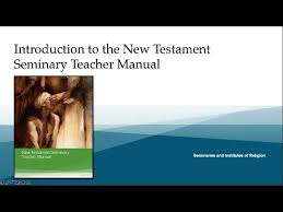 seminary helps for the new curriculum