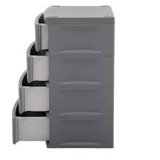 4 drawer plastic chest