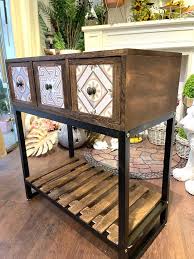 Drawers Moroccan Design Console Table