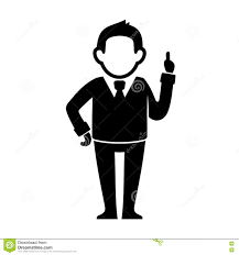 Geschäftsmann-Black Silhouette Web-Ikone Vektor Vektor Abbildung -  Illustration von leute, menschlich: 41572951