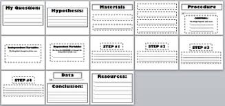 Science Fair Tri Fold Labels Packet