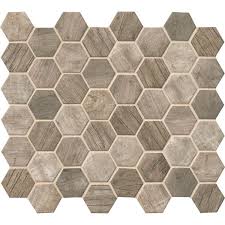 Msi Driftwood Hexagon 12 In X 13 25 In