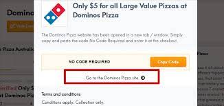 dominos pizza code promo