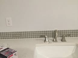 add height to backsplash in bathroom