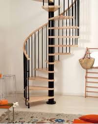 Those iron and wooden spiral staircases are available in a reliable kit version that has been tried and tested all over the world for many years now. Misterstep Gamia Wood Spiral Staircase Kit Loft Centre