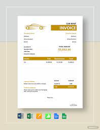 free automotive invoice template