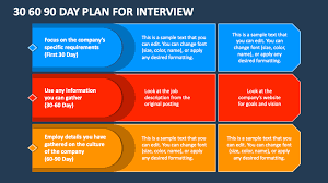 30 60 90 day plan for interview